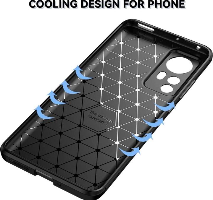 Immagine prodotto Screenguard Custodia Xiaomi 12 Pro Hull Carbon Design TPU (Xiaomi 12 Pro)