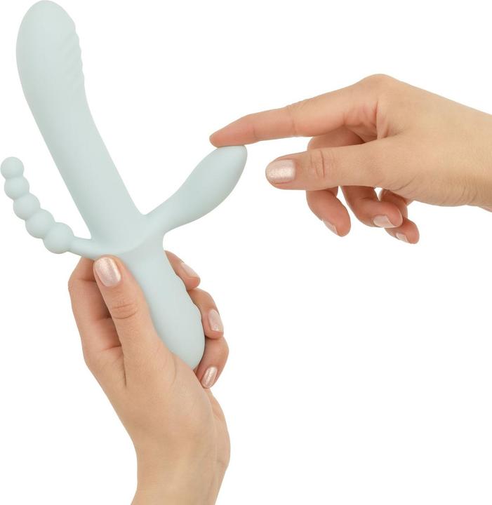 Actual product image Good Vibes Only - Sage - Triple Stimulation Vibe - Blue