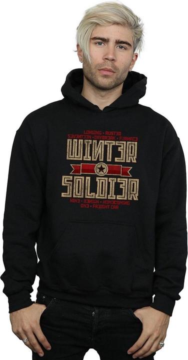 Actual product image Mens Winter Soldier Trigger Badge Hoodie (XXL)