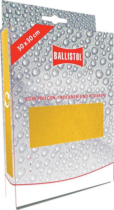 Produktbild Ballistol Premium 2in1 Mikrofasertuch – Zum Pflegen, Trocknen und Polieren, gelb (1 Stk.)