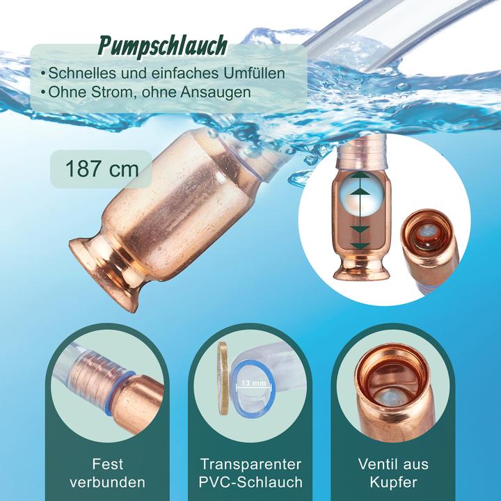 Produktbild Relaxdays Pumpschlauch (1.87 m, 12.70 mm)