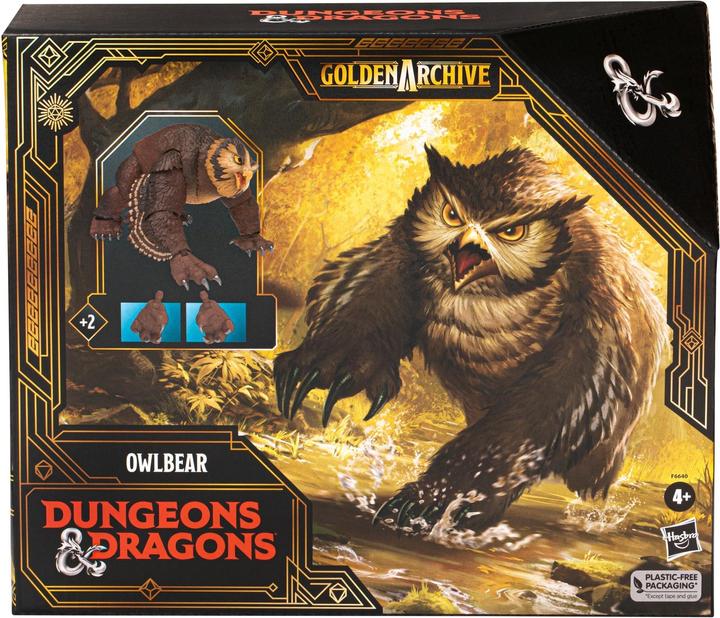 Productafbeelding Hasbro Dungeons & Dragons Gouden Archief beeldje Uil beer 21 cm