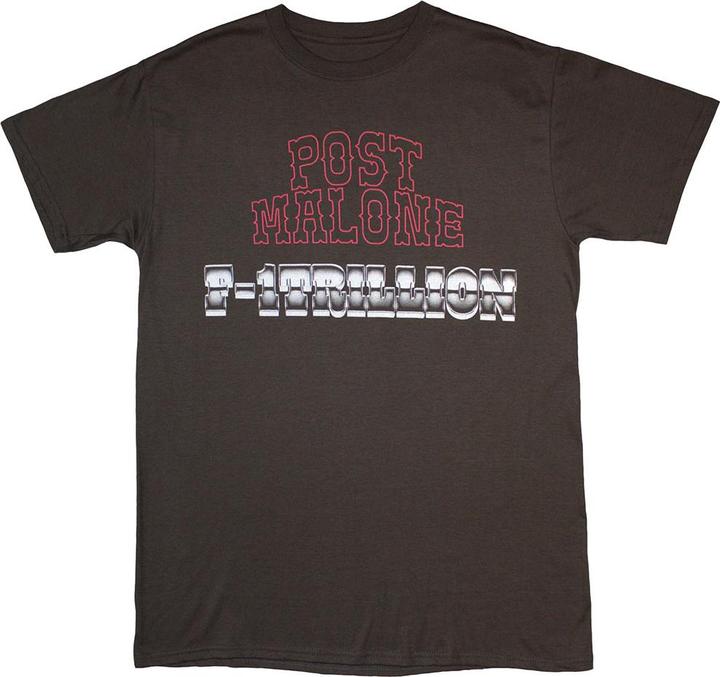 Image du produit Post Malone - T-shirt F-1 TRILLION - Adulte (L)