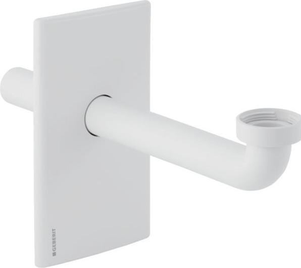 Geberit Set di installazione finito per elemento WC con sifone UP in plastica bianca alpina 115.416.11.1 (1 1/4")
