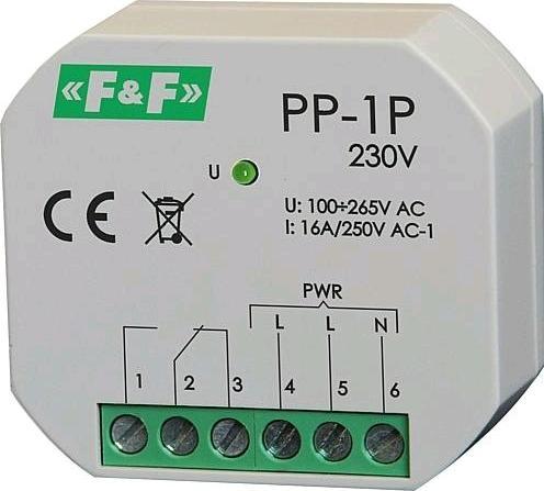 Image du produit Superelektro PP1 230 Relais électromagnétique pour montage en boîte 1 inverseur