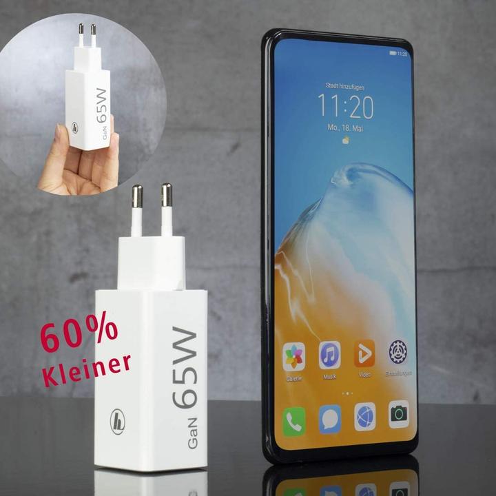 Produktbild Hama GaN Charger + USB Kabel (65 W)