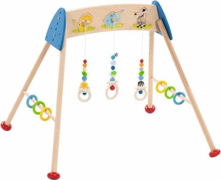 Goki Baby-Fit Animal Voices Wild Animals, Grab and Play Trainer