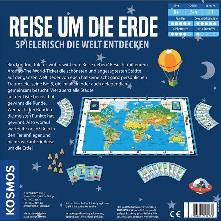 Produktbild Kosmos Reise um die Erde (Deutsch)