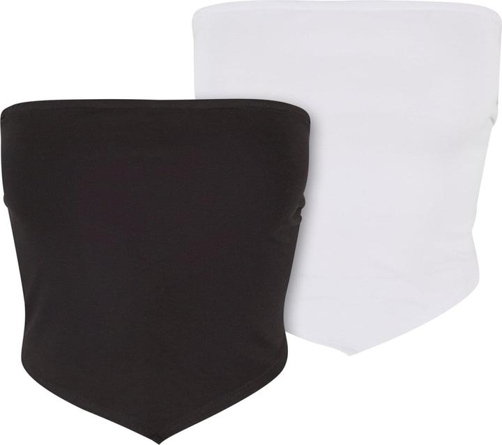 Urban Classics Ladies Knotted Bandeau Top 2-Pack - 167179
