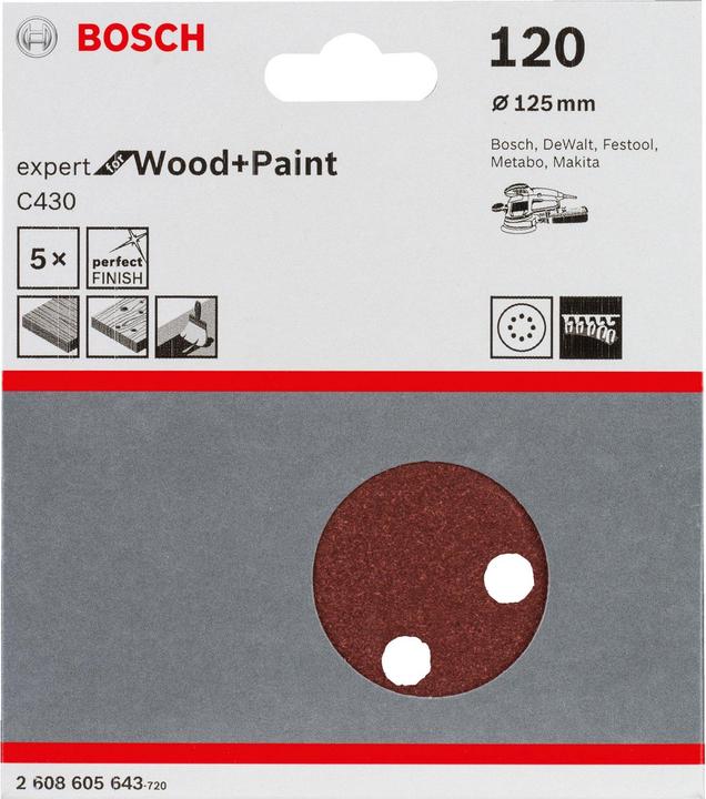Image du produit Bosch Professional Zubehör Expert en bois et en peinture (120)