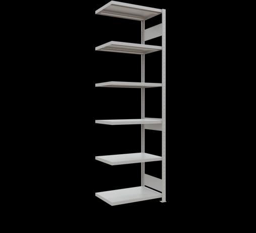 Stecksystem Anbauregal MULTIplus250 mit Längenriegel