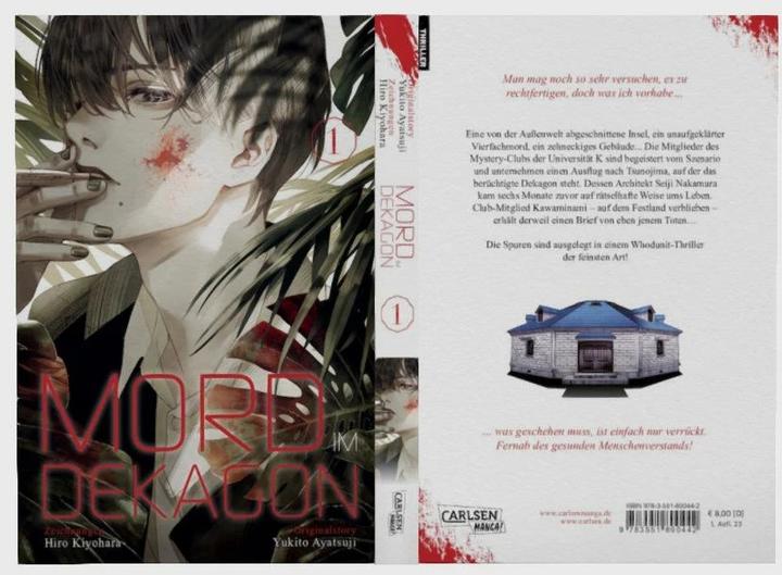 Image du produit Mord im Dekagon 1 (Allemand, Yukito Ayatsuji, Hiro Kiyohara, 2023)
