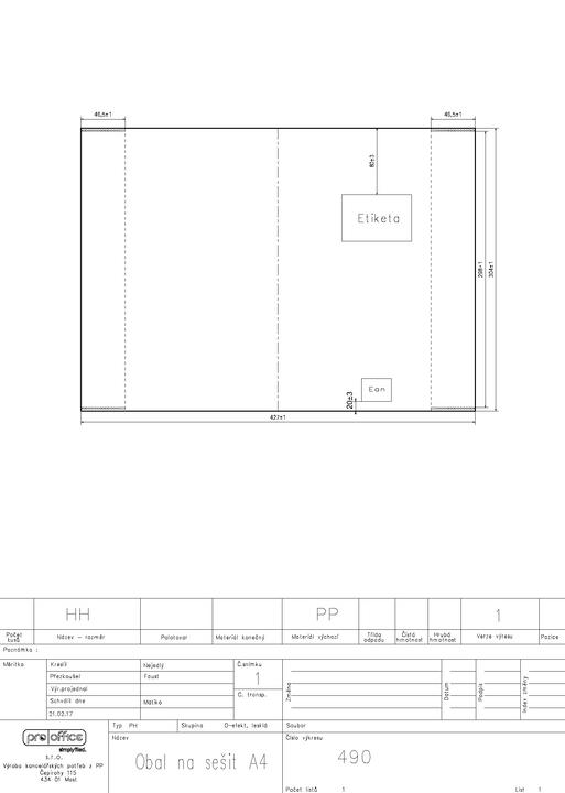 Produktbild Oxford Heftumschlag (A4)