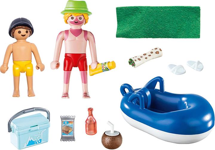 Image du produit Playmobil Vacancier avec coups de soleil et bouée (70112, Playmobil Family Fun)