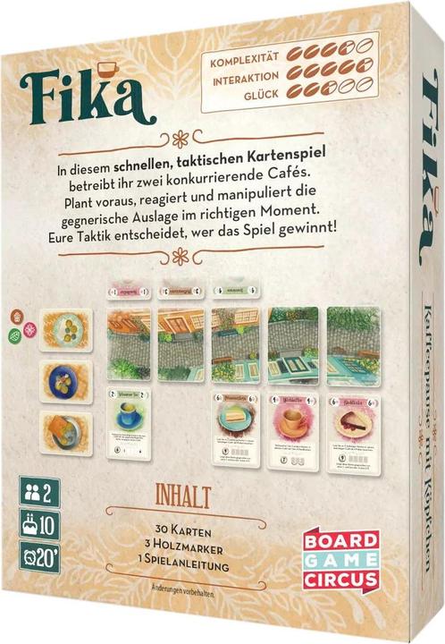 Immagine prodotto Board Game Circus Fika (Tedesco)