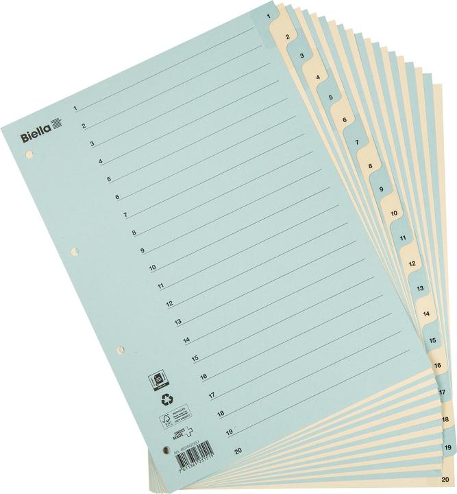 Actual product image Biella Register Cardboard coloured