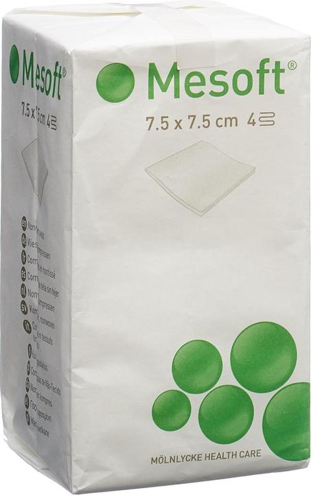 Mesoft Vlies-Kompresse unsteril 7,5 x 7,5 cm