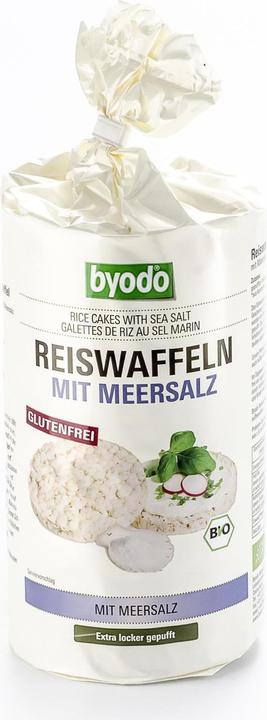 Produktbild Byodo Snack Bio Reiswaffeln mit Meersalz glutenfrei 100 g (100 g)