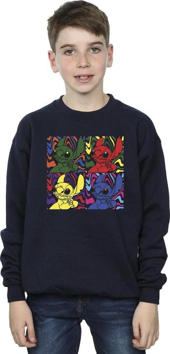 Actual product image Disney Boys Lilo & Stitch Pop Art Sweatshirt (140, 146)