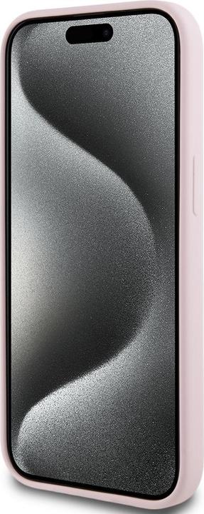 Produktbild Karl Lagerfeld - Silicone MagSafe (KLHMP15MSCMKCRHP) - iPhone 15 Plus - Pink Karl&Choupette (Apple iPhone 15 Plus)