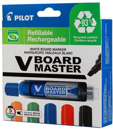 Immagine prodotto Pilot BG Set VBoard Master Master Medium Wedge tip à 5 ass. (Multicolore, 5.20 mm, 5 x)