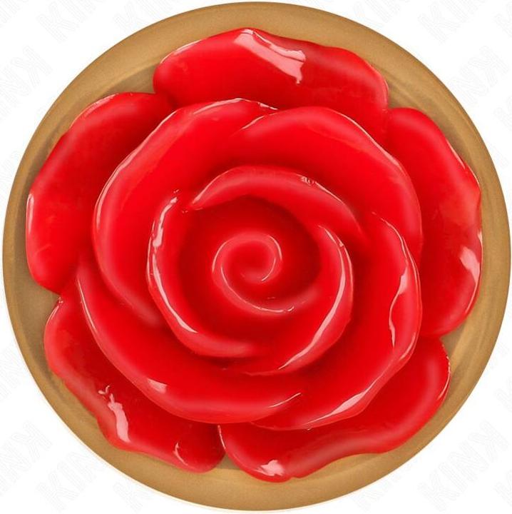 Produktbild Kink - Rosa Goldener Analstecker Mit Roter Rose L