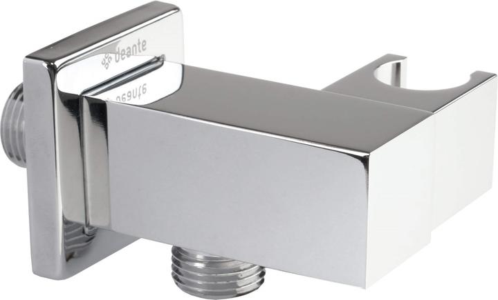Actual product image Deante Square angled plug with handset holder