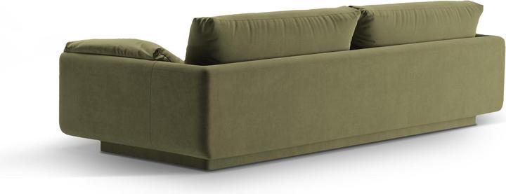 Actual product image Micadoni Velvet Sofa, "Torino", 4 Seats, 250x103x83 Made in Europe (2 person sofa, 3-seater, 4-seater)