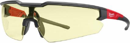 Actual product image MGA Milwaukee safety goggles scratch resistant yellow