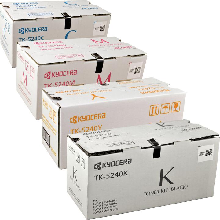Produktbild Kyocera 4 Toner TK-5240 Multipack K C M Y 4-farbig (M, BK, C, Y)
