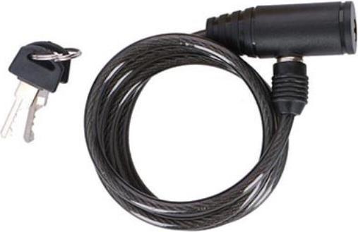 Image du produit Dunlop - Spiral-Fahrradschloss mit Schlüssel 90 cm (Schwarz)