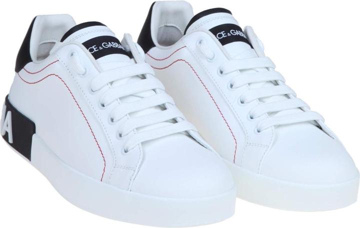 Produktbild Dolce & Gabbana portofino sneakers in white leather (39)