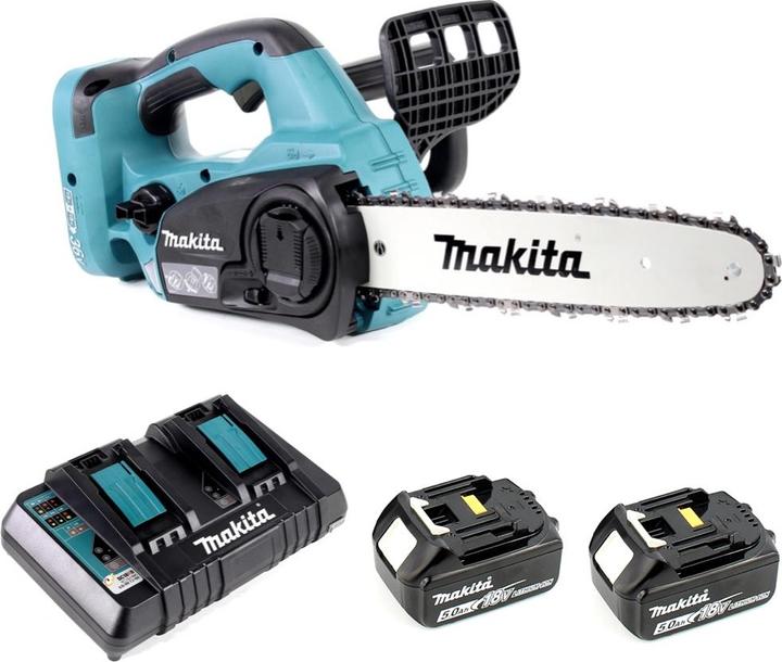 Productafbeelding Makita DUC 302 30cm Tronçonneuse d'élagage sans fil met 2 x 18 V = 36 V de Puissance + 2x (Accu kettingzaag)