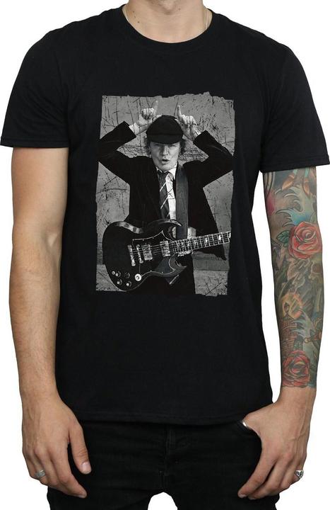 Immagine prodotto AC/DC Angus Young Distressed Photo Maglietta Uomo (L)