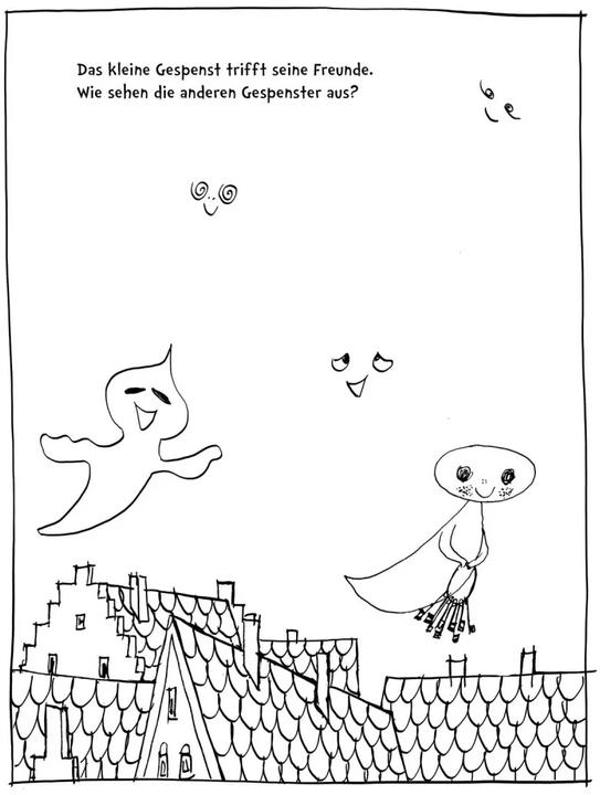 Image du produit Le petit fantôme (à colorier, à continuer de colorier, à dessiner soi-même)