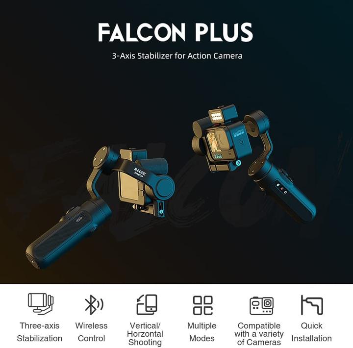 Actual product image Inkee Falcon Plus (Various, Hero 10, Hero 8, Hero 7, Hero 6, hero 5, Osmo Action, Hero 9)
