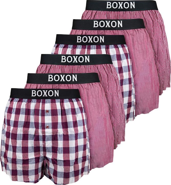Actual product image Boxon Pack of 6 Web Boxer Shorts (M, pack of 6)