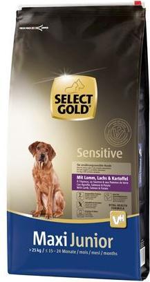 Produktbild Select Gold Sensitive Maxi Junior Lamm Lachs & Kartoffel (Junior, 12000 g)