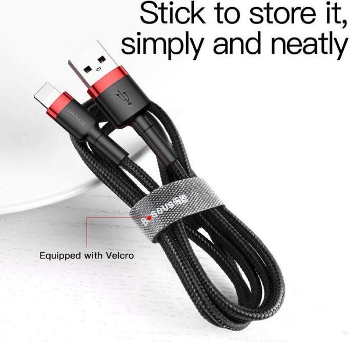 Actual product image Baseus Cafule Series for Apple (2 m, USB 2.0)