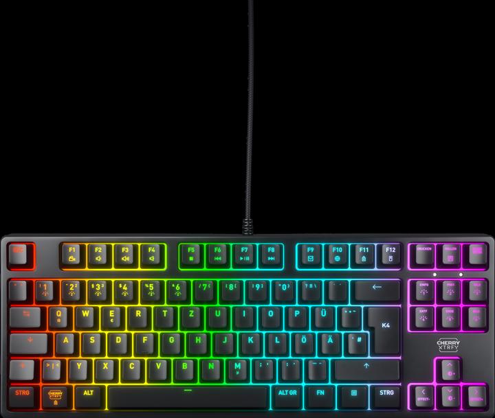 Actual product image CHERRY XTRFY K4V2 TKL keyboard (DE, Cable)