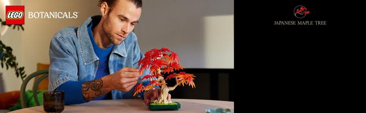 Immagine prodotto LEGO Japanischer Roter Ahorn - Bonsai-Baum (10348, LEGO Botanical)