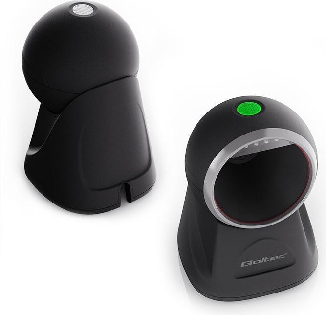 Produktbild Qoltec Desktop-Präzisionsleser 1D-Barcode- und QR-Scanner | 2D