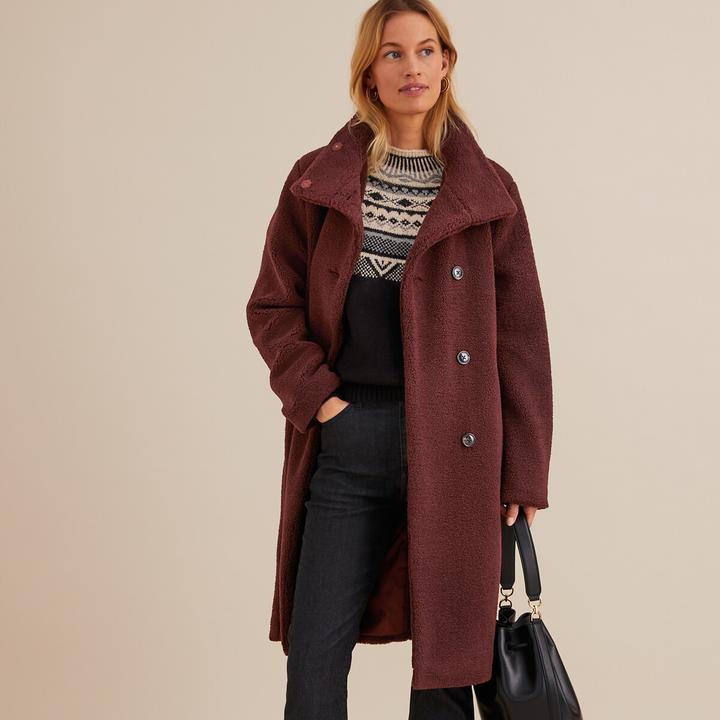 Image du produit Anne Weyburn Manteau en bouclette avec fermeture à boutons (36)
