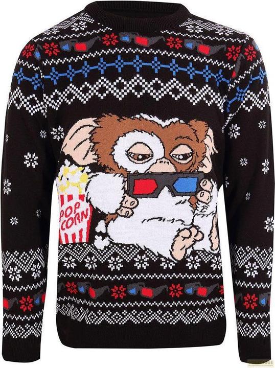 Image du produit Heroes Inc Gremlins Sweatshirt Christmas Jumper Gizmo Popcorn (S) (S)