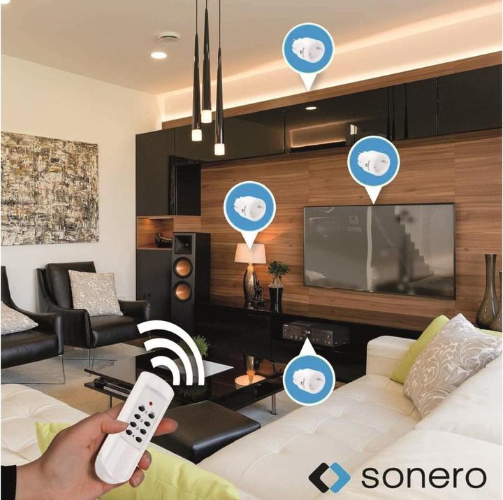 Actual product image Sonero Radio-controlled socket outlet white, indoor