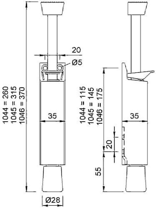 Immagine prodotto Kws Supporto porta 1044/1045/1046 (1 Pezzo/i)
