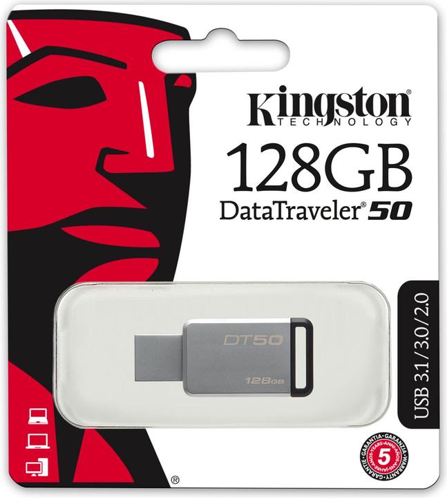 Actual product image Kingston DataTraveler 50 (128 GB, USB-A)