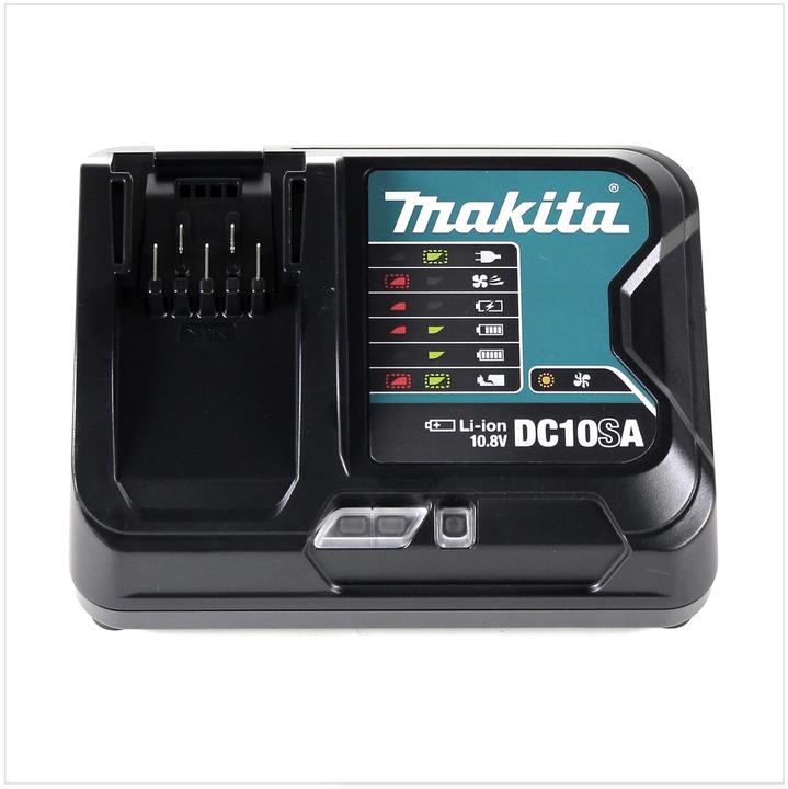 Image du produit Makita DC 10 SA 10,8 V Chargeur rapide pour Batterie Li-Ion ( 197347-2 ) (10.8 V)