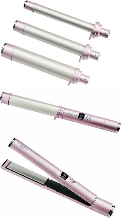 Actual product image Carrera Classic Straightener and Curler 3in1 Set, Light Pink (Straightening iron)