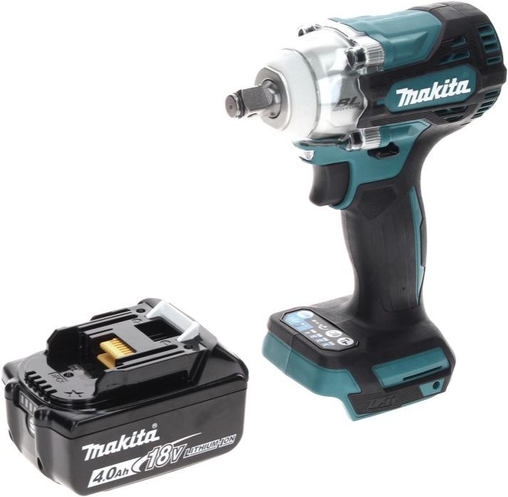 Produktbild Makita DTW 300 M1 Akku Schlagschrauber 18 V 330 Nm 1/2" Brushless + 1x Akku 4,0 Ah - ohne Ladegerät (Akkubetrieb)